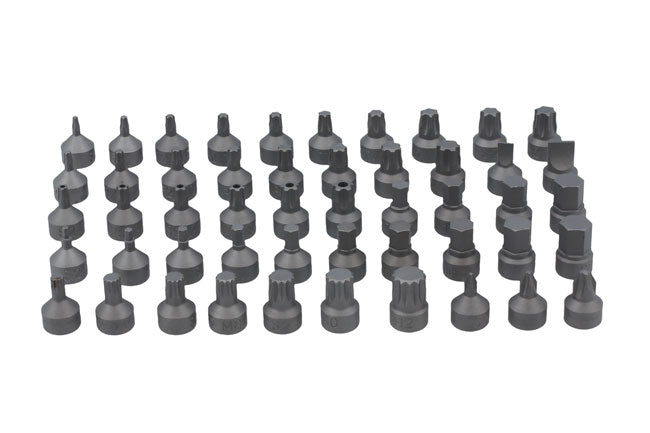 Laser Tools 7653 Stubby Bit Set 1/4"D 50pc Laser Tools