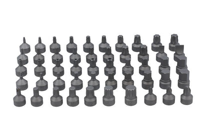 Laser Tools 7653 Stubby Bit Set 1/4"D 50pc Laser Tools