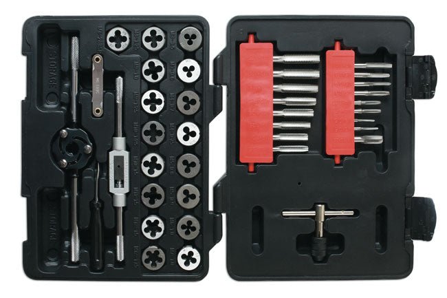 Laser Tools 7669 Metric Tap & Die Set 39pc Laser Tools