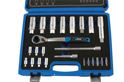 Laser Tools 7673 Shock Absorber & MacPherson Strut Tool Kit 24pc Laser Tools