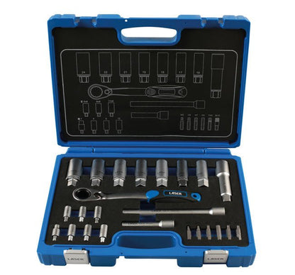 Laser Tools 7673 Shock Absorber & MacPherson Strut Tool Kit 24pc Laser Tools