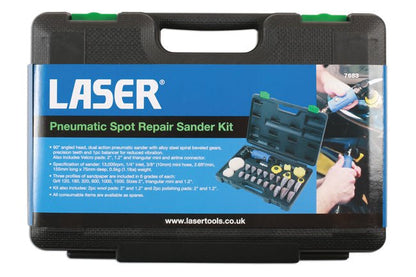 Laser Tools 7683 Pneumatic Spot Repair Sander Kit Laser Tools