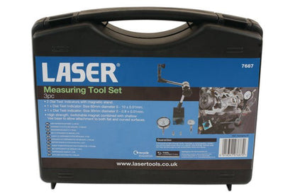 Laser Tools 7687 Measuring Tool Set DTI 3pc Laser Tools