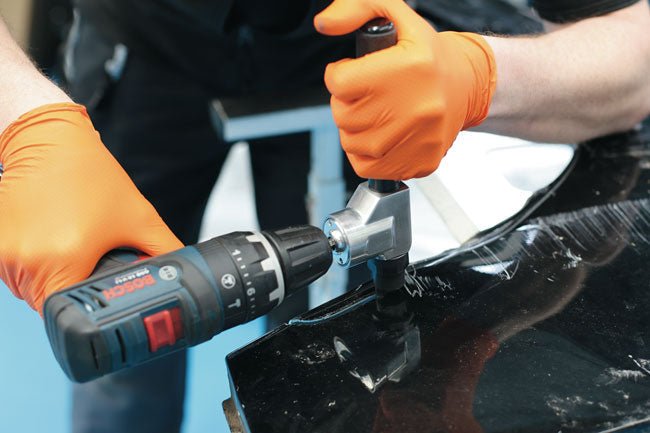 Laser Tools 7693 Sheet Metal Nibbler - Cordless Drill Attachment Laser Tools