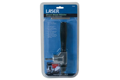 Laser Tools 7693 Sheet Metal Nibbler - Cordless Drill Attachment Laser Tools