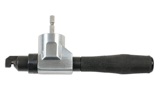 Laser Tools 7693 Sheet Metal Nibbler - Cordless Drill Attachment Laser Tools