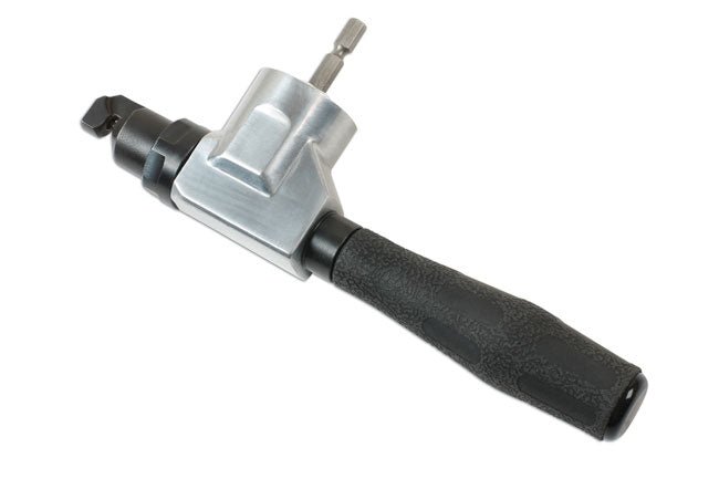 Laser Tools 7693 Sheet Metal Nibbler - Cordless Drill Attachment Laser Tools