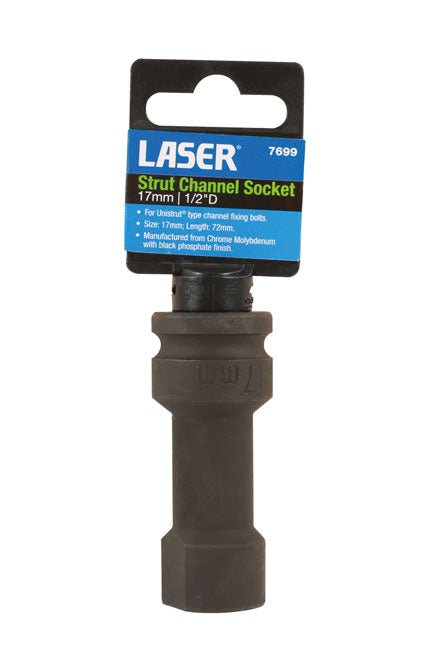 Laser Tools 7699 Deep Socket 17mm 1/2"D  for Strut Channel Laser Tools
