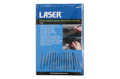 Laser Tools 7709 Plastic Multi Purpose Trim & Seal Toolkit 16pc Laser Tools