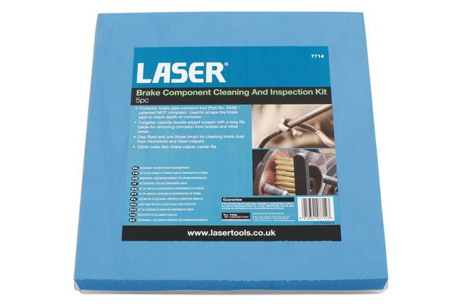 Laser Tools 7714 Brake Component Cleaning & Inspection Kit Laser Tools