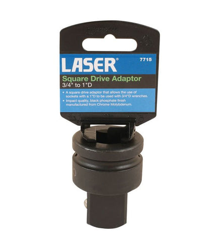 Laser Tools 7715 Impact Adaptor 3/4"D to 1"D Laser Tools