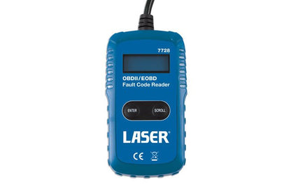 Laser Tools 7728 OBDII/EOBD Fault Code Reader Laser Tools