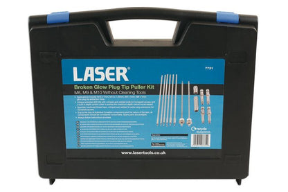 Laser Tools 7731 Broken Glow Plug Tip Puller Master Kit M8, M9 & M10 Laser Tools