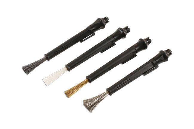 Laser Tools 7744 Pen Type Detailing Brush Set 4pc Laser Tools