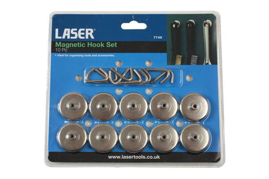Laser Tools 7749 Magnetic Hook Set 10pc Laser Tools