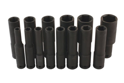 Laser Tools 7759 Extra Deep Impact Socket Set 1/2"D 14pc Laser Tools