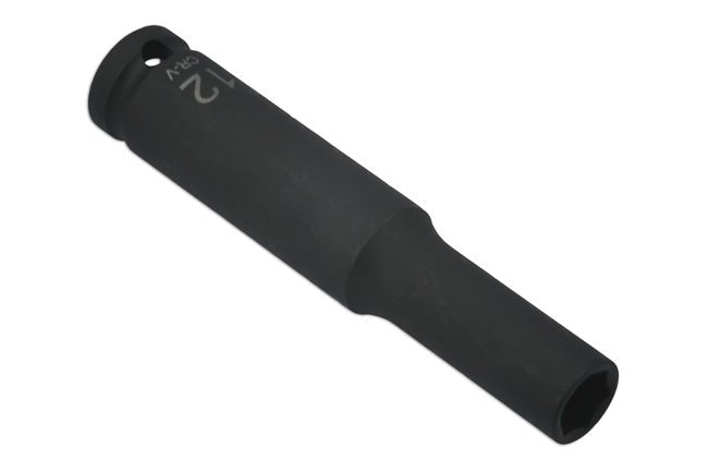 Laser Tools 7761 Extra Deep Impact Socket 1/2"D 12mm Laser Tools