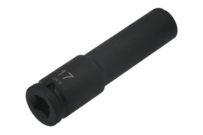 Laser Tools 7765 Extra Deep Impact Socket 1/2"D 17mm Laser Tools
