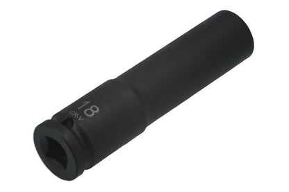 Laser Tools 7766 Extra Deep Impact Socket 1/2"D 18mm Laser Tools