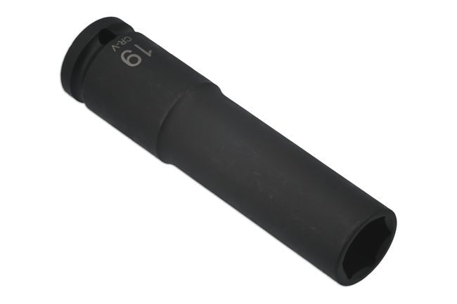 Laser Tools 7767 Extra Deep Impact Socket 1/2"D 19mm Laser Tools