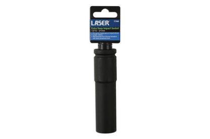 Laser Tools 7768 Extra Deep Impact Socket 1/2"D 21mm Laser Tools