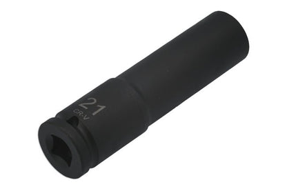 Laser Tools 7768 Extra Deep Impact Socket 1/2"D 21mm Laser Tools