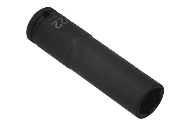 Laser Tools 7769 Extra Deep Impact Socket 1/2"D 22mm Laser Tools