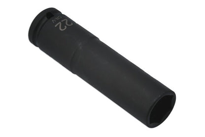 Laser Tools 7769 Extra Deep Impact Socket 1/2"D 22mm Laser Tools