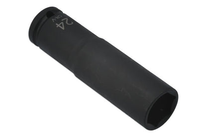 Laser Tools 7770 Extra Deep Impact Socket 1/2"D 24mm Laser Tools