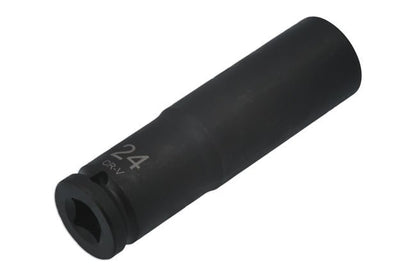 Laser Tools 7770 Extra Deep Impact Socket 1/2"D 24mm Laser Tools