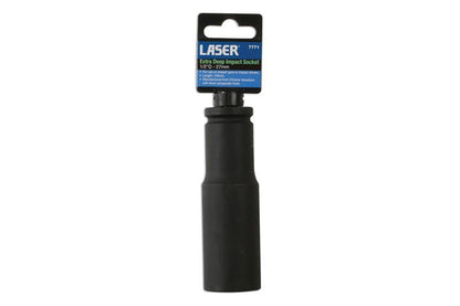 Laser Tools 7771 Extra Deep Impact Socket 1/2"D 27mm Laser Tools
