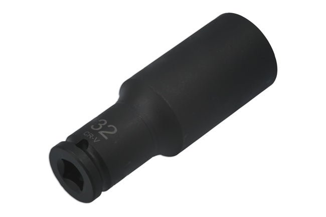 Laser Tools 7773 Extra Deep Impact Socket 1/2"D 32mm Laser Tools