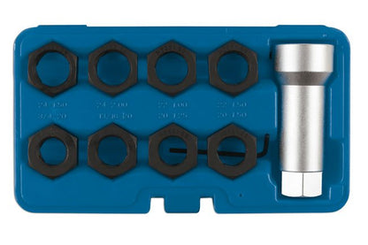 Laser Tools 7774 Axle Spindle Rethreading Kit 9pc Laser Tools