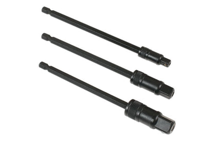 Laser Tools 7779 Impact Quick Locking Socket Adaptor Set 150mm 3pc Laser Tools