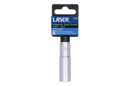 Laser Tools 7789 Magnetic Deep Socket 3/8"D 13mm Laser Tools