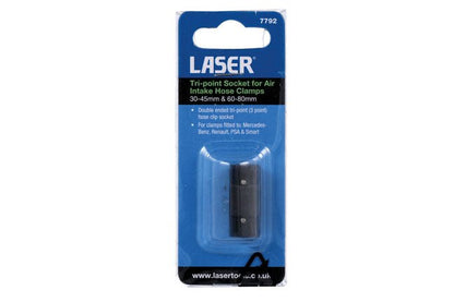 Laser Tools 7792 Tri-point Socket for Air Intake Hose Clamps Laser Tools