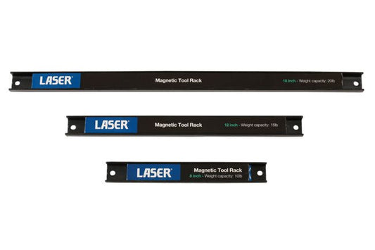 Laser Tools 7805 Tool/Knife Magnetic Rack 3pc Laser Tools