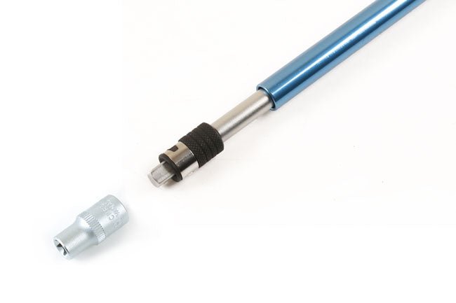 Laser Tools 7808 2-In-1 Socket & Bit T-Handle Spinner 1/4"D Laser Tools