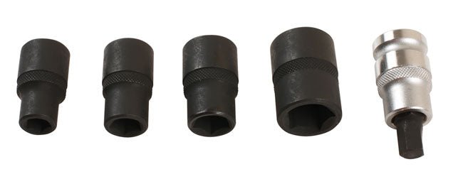 Laser Tools 7811 Pentagon Socket & Bit Set 1/2"D 5pc Laser Tools