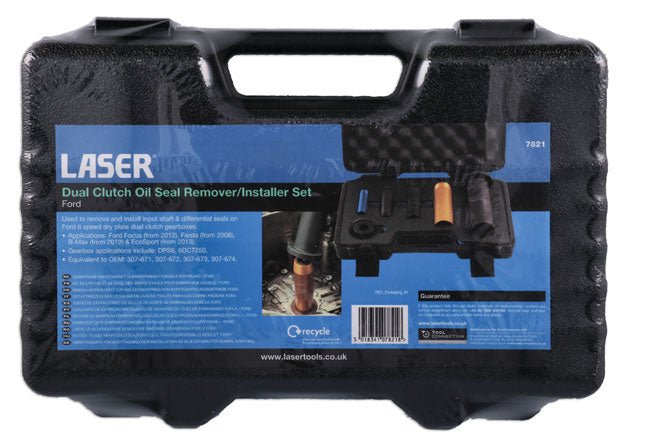 Laser Tools 7821 Dual Clutch Oil Seal Remover/Installer Set - for Ford Laser Tools