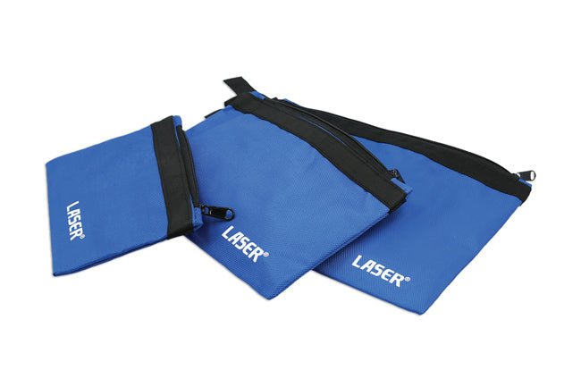 Laser Tools 7837 Storage Tool Pouch Pack 3pc Laser Tools