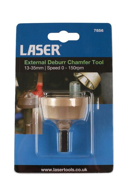 Laser Tools 7856 External Deburr/Chamfer Tool 13 - 35mm Laser Tools