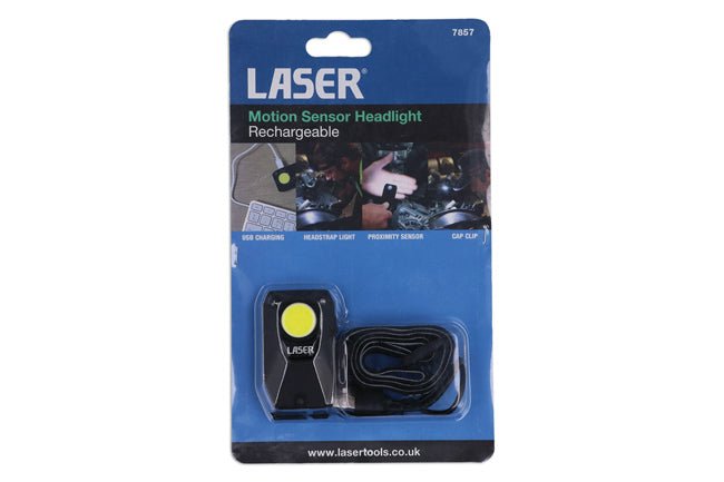 Laser Tools 7857 Motion Sensor Headlight - Rechargeable Laser Tools