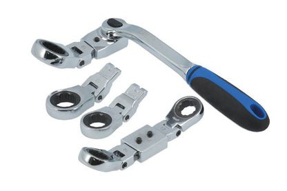 Laser Tools 7863 Multi Head Ratchet Ring Spanner Set Laser Tools