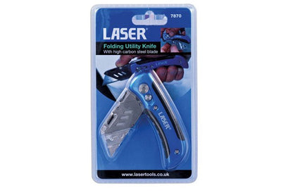 Laser Tools 7870 Folding Utility Knife Laser Tools