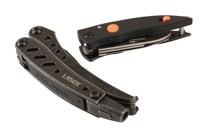 Laser Tools 7872 9-in-1 Stainless Steel Multi Tool Laser Tools