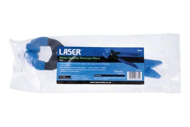 Laser Tools 7874 HGV Wheel Nut Cap Remover Pliers Laser Tools