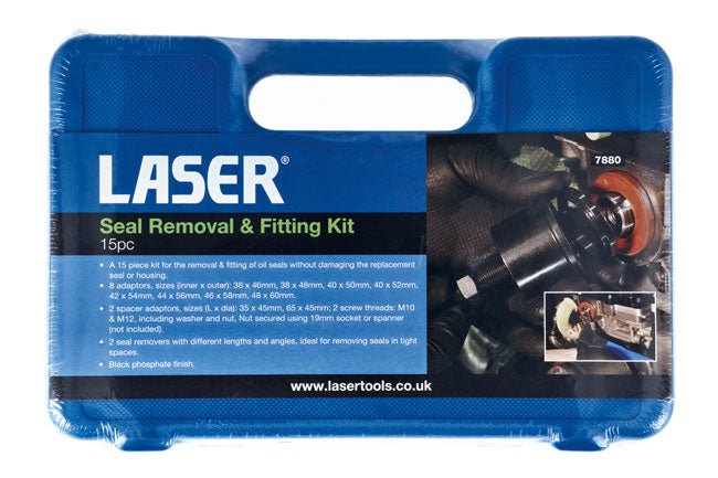 Laser Tools 7880 Seal Removal & Fitting Kit Laser Tools