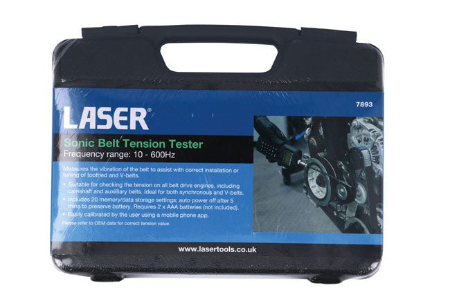 Laser Tools 7893 Sonic Belt Tension Tester Laser Tools