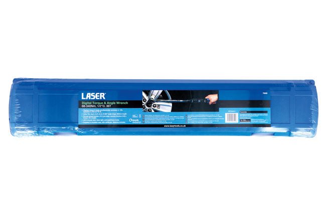 Laser Tools 7909 Digital Torque & Angle Wrench 1/2"D 68 - 340Nm Laser Tools